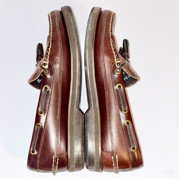 GH Bass & Co men’s Tassel Kiltie Loafer 9.5M Henry II Casual Slip On Shoes Brown main image 4